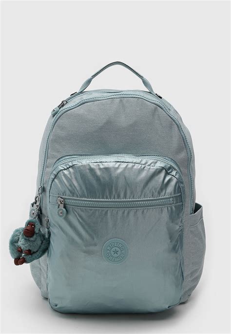 kipling mochila metalizada